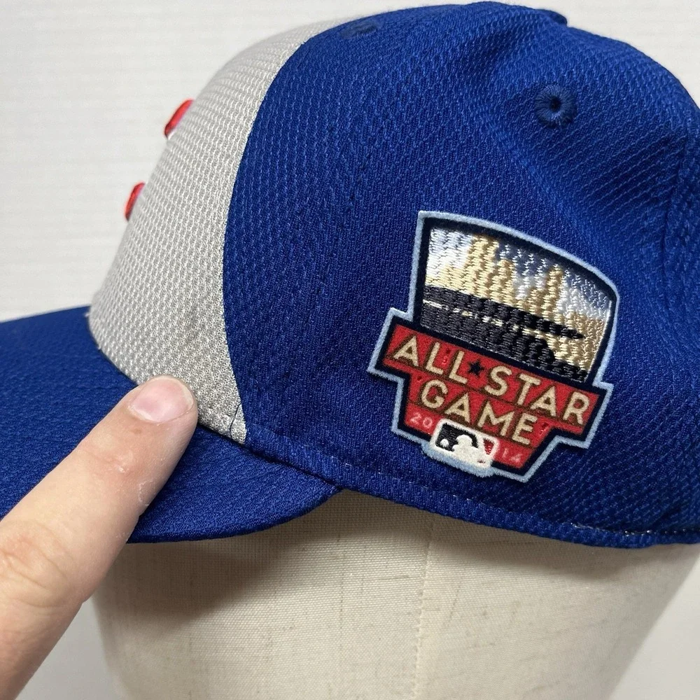 New Era 59FIFTY Chicago Cubs 2014 All Star Game Fitted Hat 6 7/8 Blue Grey